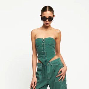 Lioness East Gate Corset Forest Green